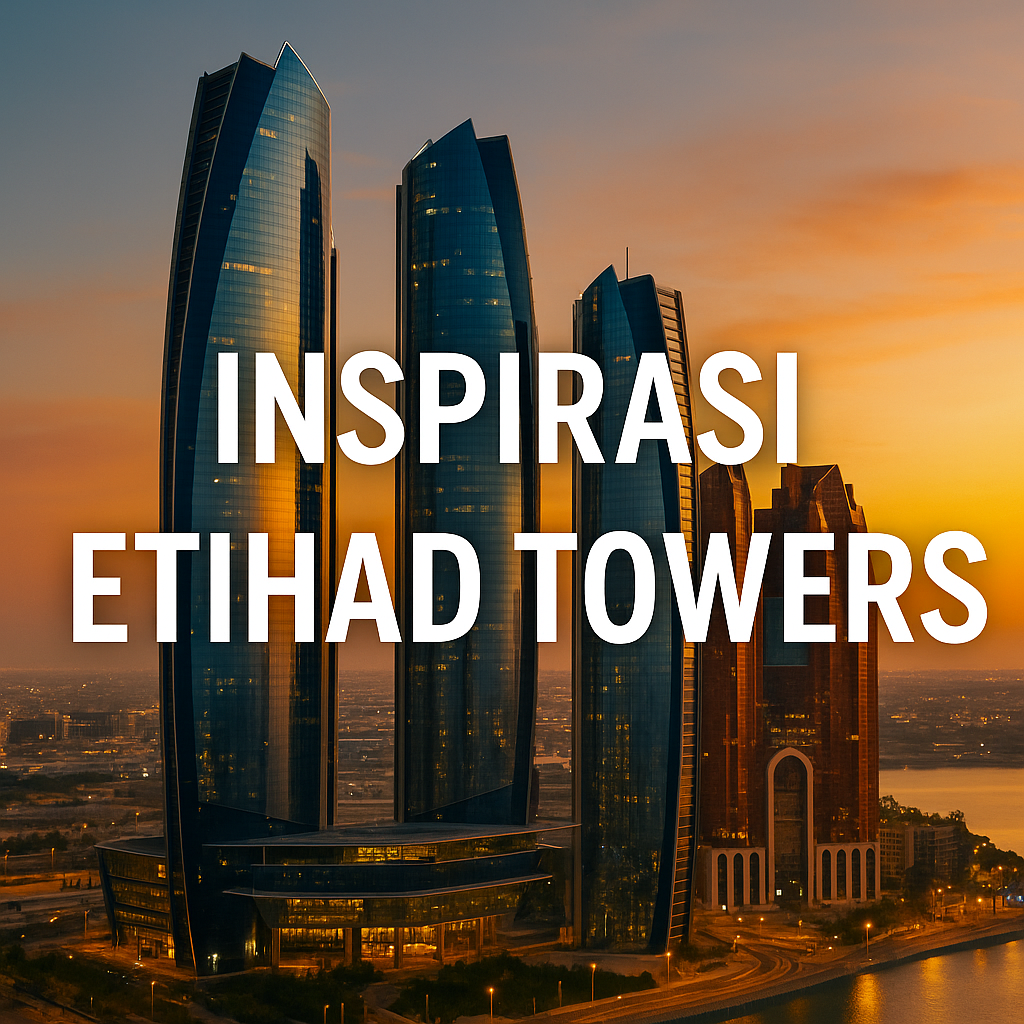 Inspirasi Etihad Towers arsitektur modern lifestyle kuliner dan hiburan mewah